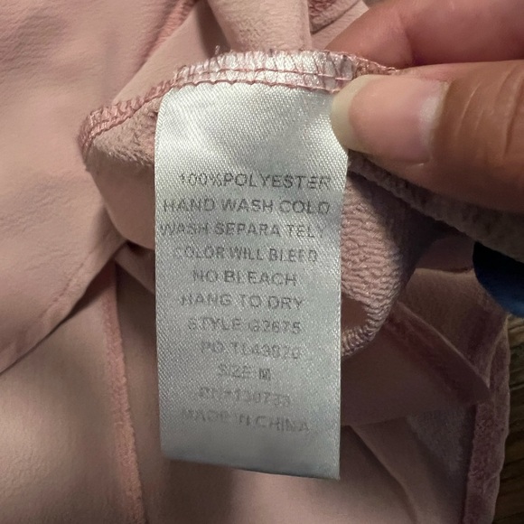 Umgee Pink Flutter Sleeve Ruffled Peplum Blouse - Picture 9 of 10